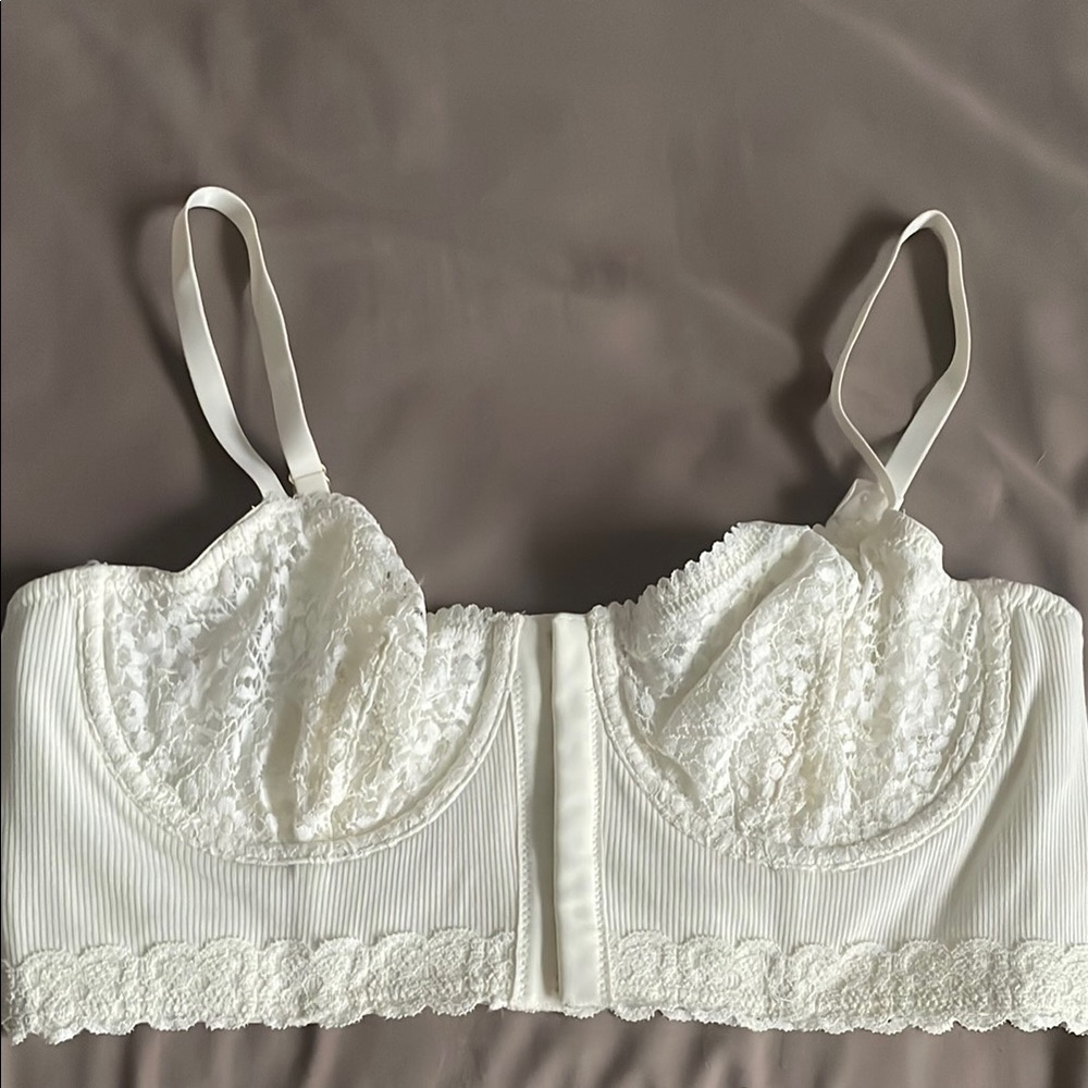 Lace White Bralette